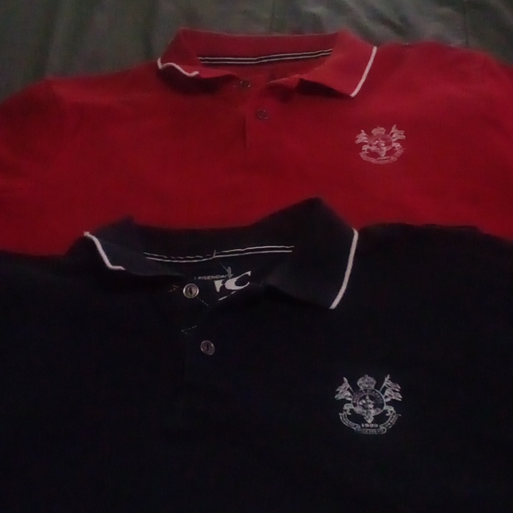 2 large nautical legendary shirts